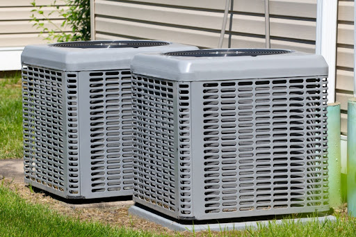 Two outdoor AC units installed outside.